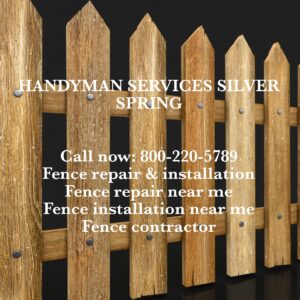 fence repair and installation